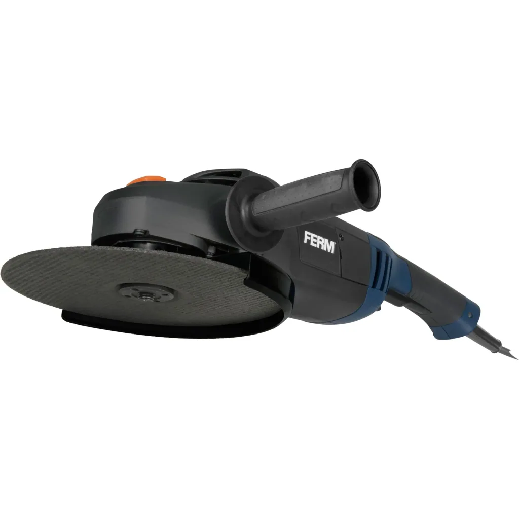AGM1088 Angle grinder 2500W - 230mm - Soft Start - Spindle lock - Soft handle - With adjustable side handle and