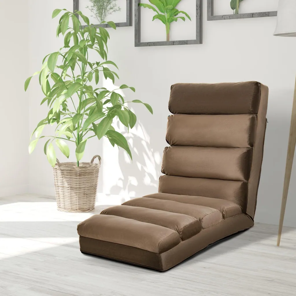 Sleeping chair folding mattress folding mattress adjustable brown