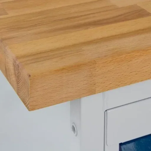 Table trolley shelf trolley RAL7035/7016 - 6 drawers, W1300xD600xH827mm