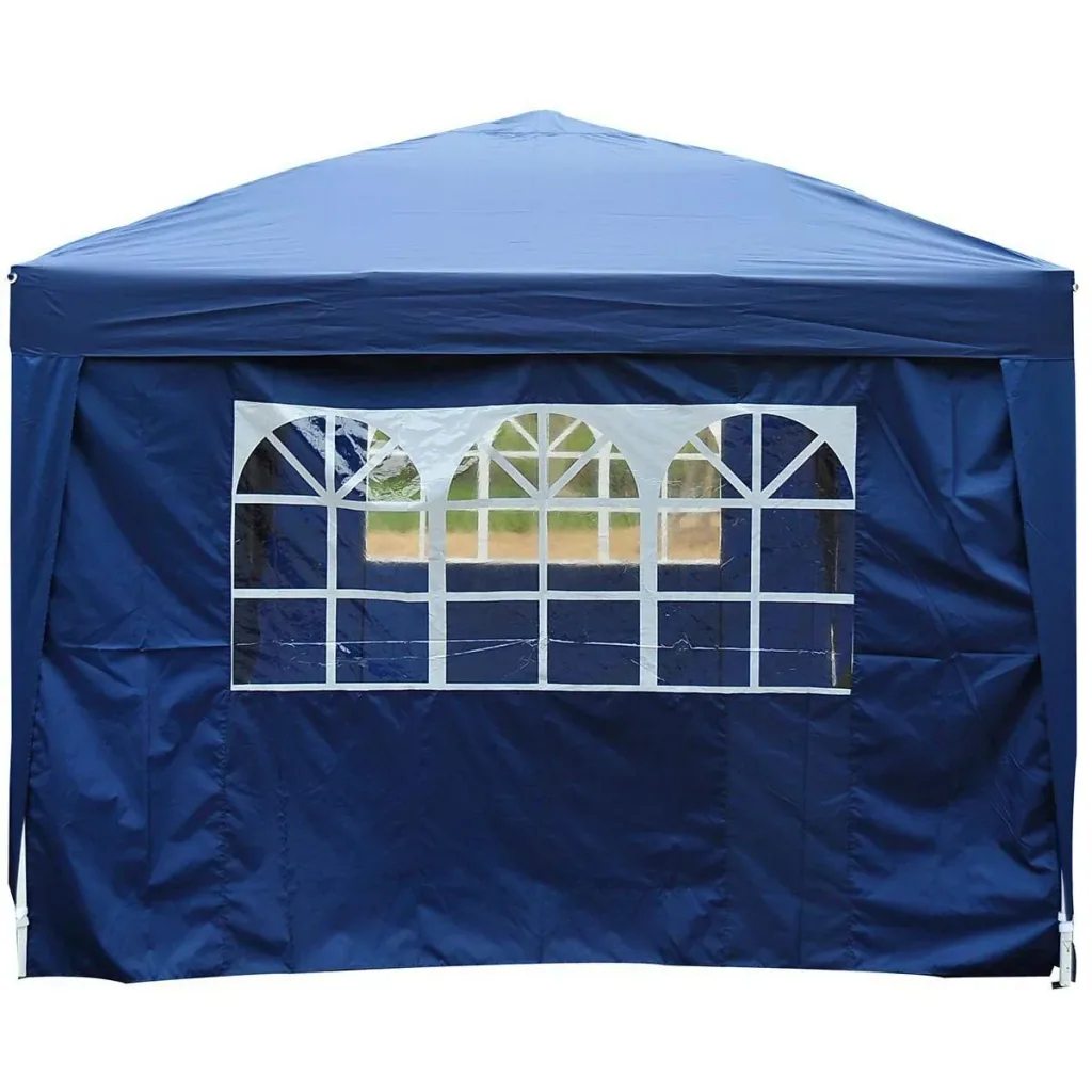 Pop-up gazebo 3x6 water-repellent blue stable Outsunny