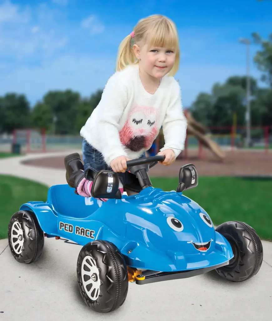 Tretauto Ped Race, Blau
