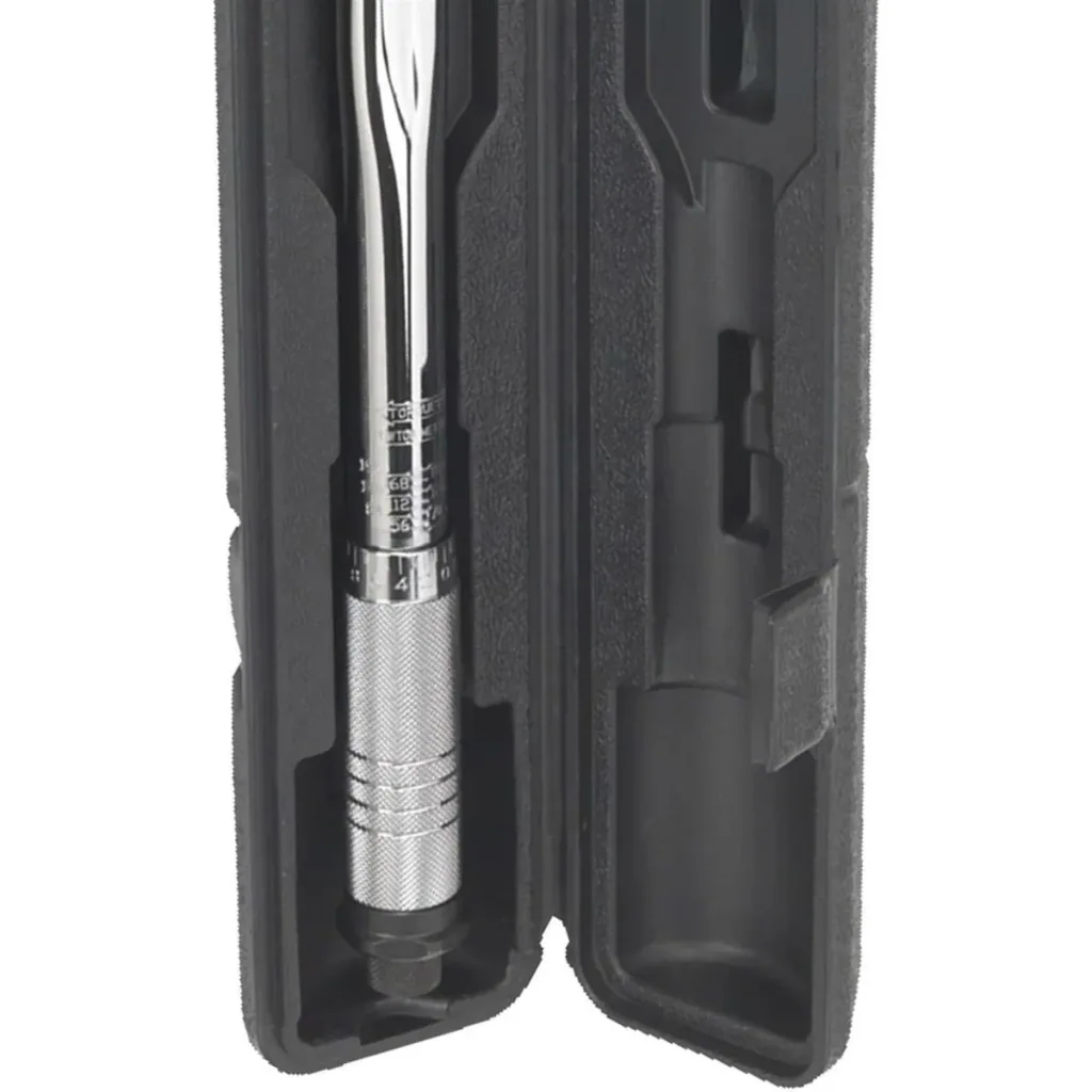 Tool 1/2 inch torque wrench set in case - 17, 19, 21 mm - 12.7 cm length
