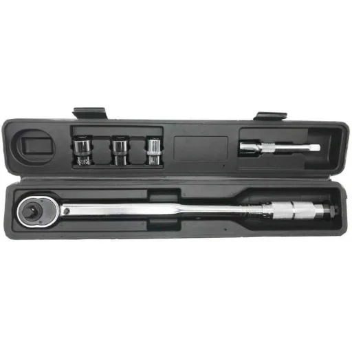 Tool 1/2 inch torque wrench set in case - 17, 19, 21 mm - 12.7 cm length