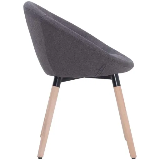 Dining chair fabric dark grey