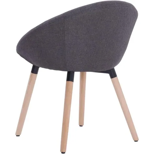 Dining chair fabric dark grey