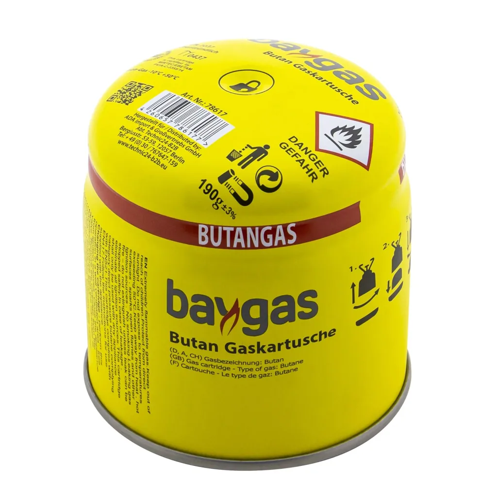 6 x 190 g Gaskartusche Baygas