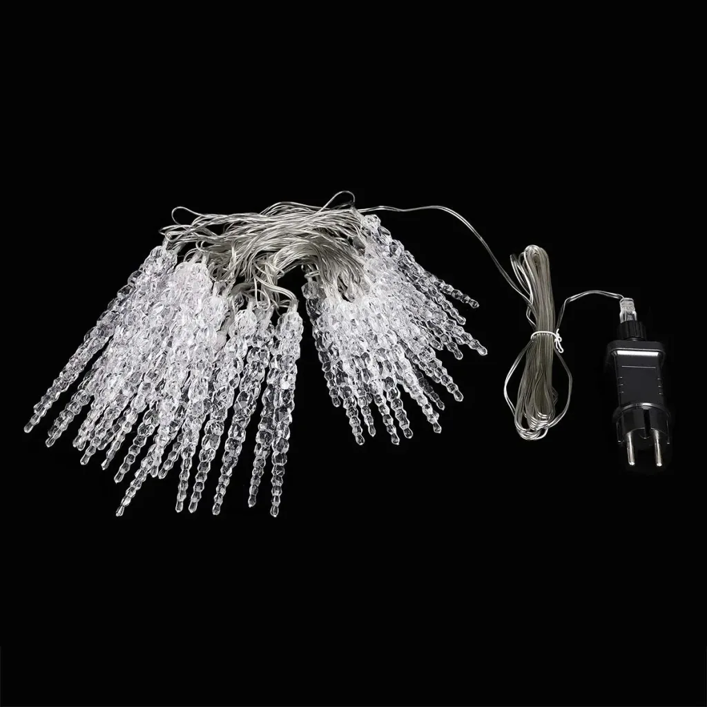 Icicle Christmas lights - festive lights - 80 LEDs - 13 m - bright white