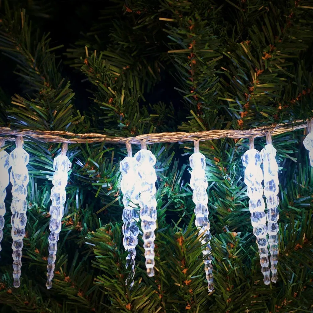 Icicle Christmas lights - festive lights - 80 LEDs - 13 m - bright white
