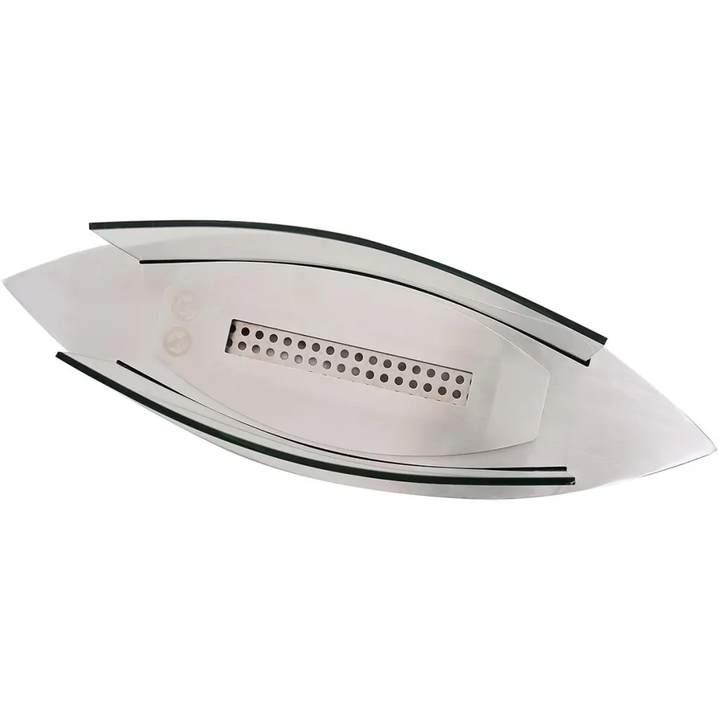Ethanol fireplace silver