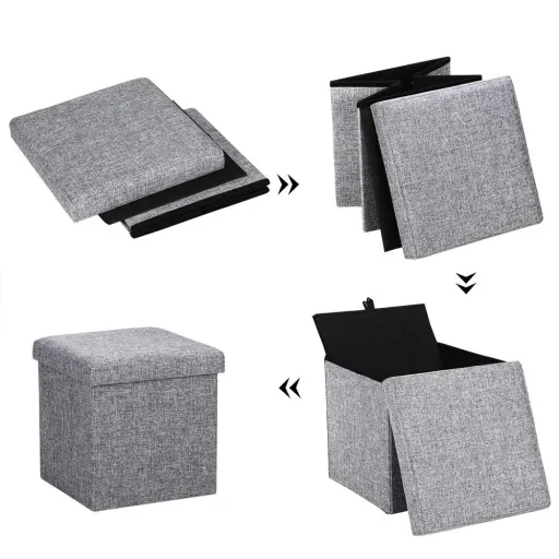 Folding stool with storage Gri