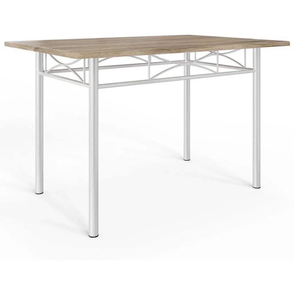 5-piece lounge set "Paul" - dining table + 4 chairs - oak