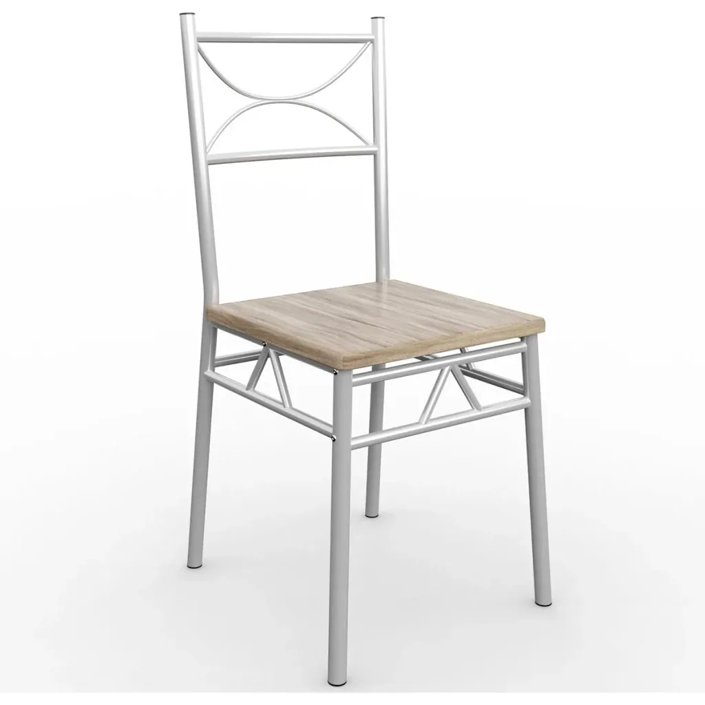 5-piece lounge set "Paul" - dining table + 4 chairs - oak