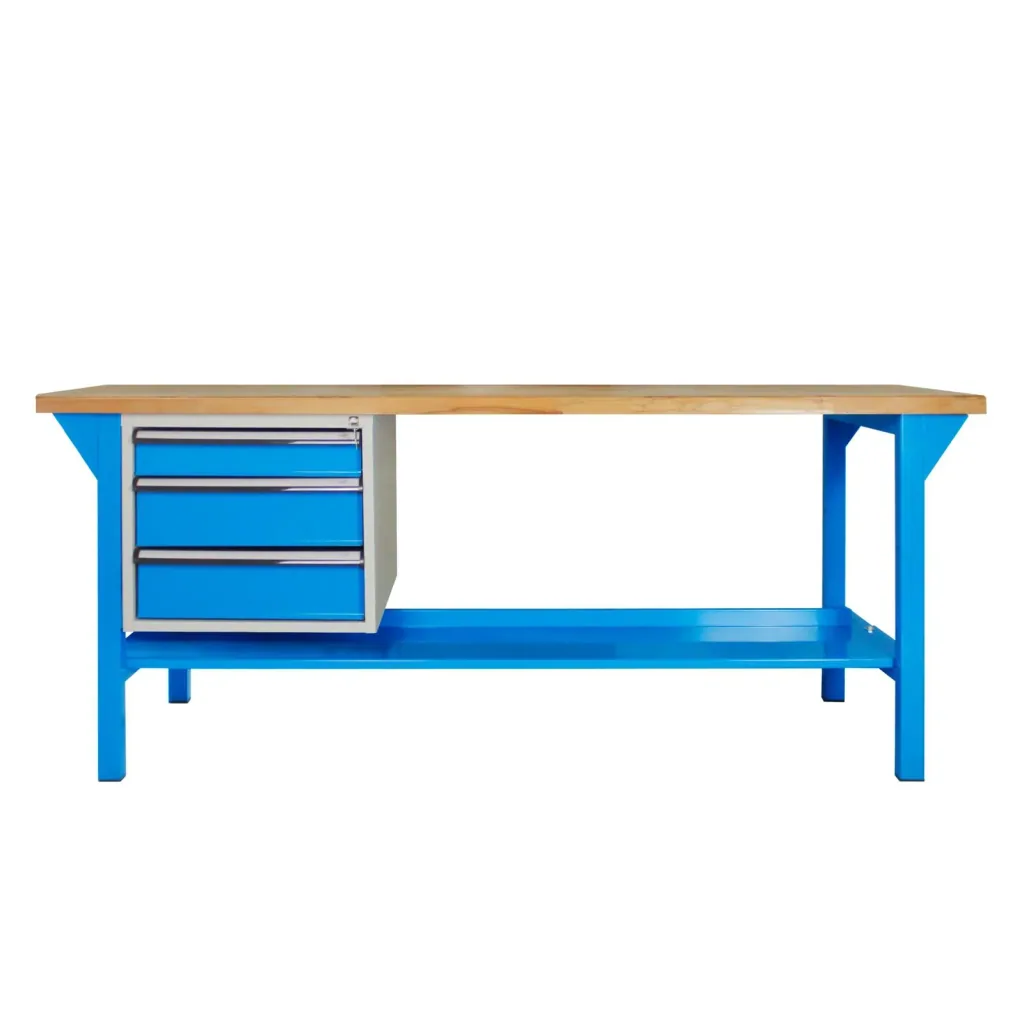 Workbench 1500 with drawer box, 3 drawers