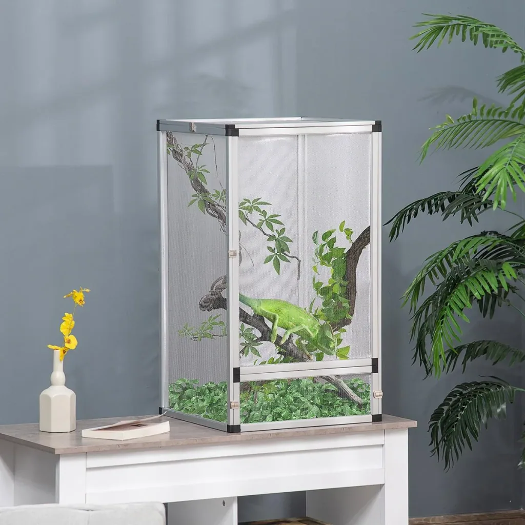 Terrarium for reptiles 45 cm x 45 cm x 80 cm