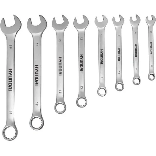 8-piece ring spanner set 8-19mm