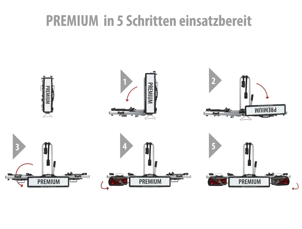 PREMIUM bike rack - fully pre-assembled