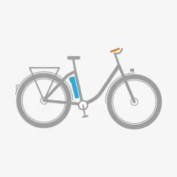 Side-click battery for electric bike, LI-Ion 24V/10 Ah