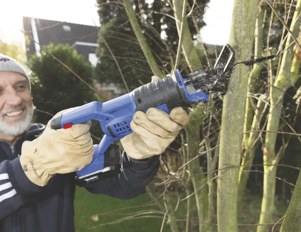 Acculoze reciprozaag 18 Volt inclusief 2-delige set reciprozaagbladen - zonder accu en lader