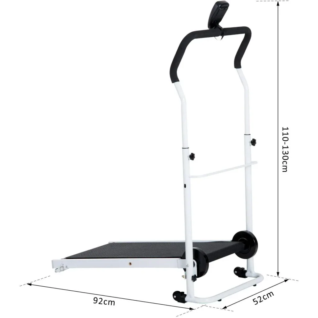 Treadmill with LCD display