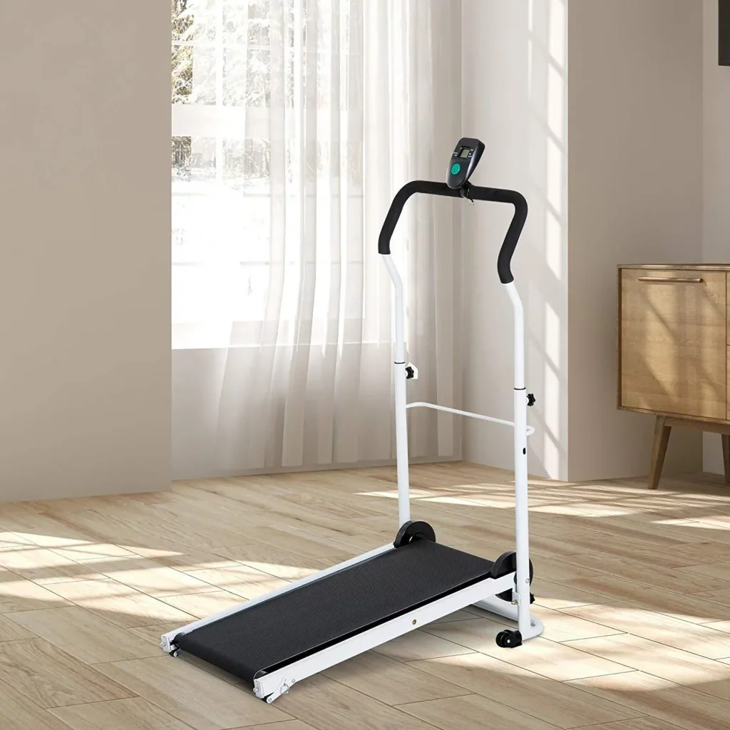Treadmill with LCD display