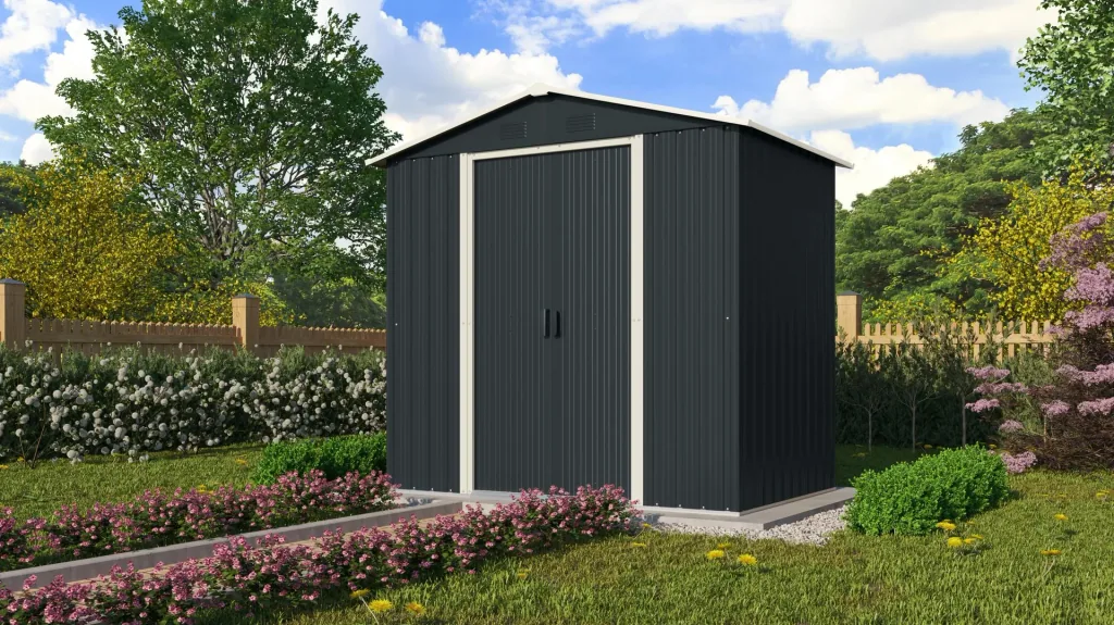 Tool shed Düsseldorf II 65, slate/cream