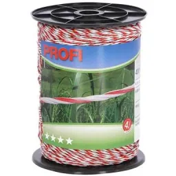Professional fence wire 6x0.30 Tric, 400m, white/red