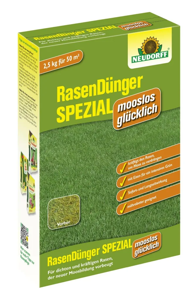 Lawn fertilizer special "mossless happy" - 2.5 kg