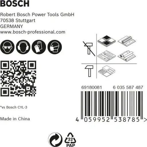 Drill bit set HEX-9 MC Expert, 5 pieces