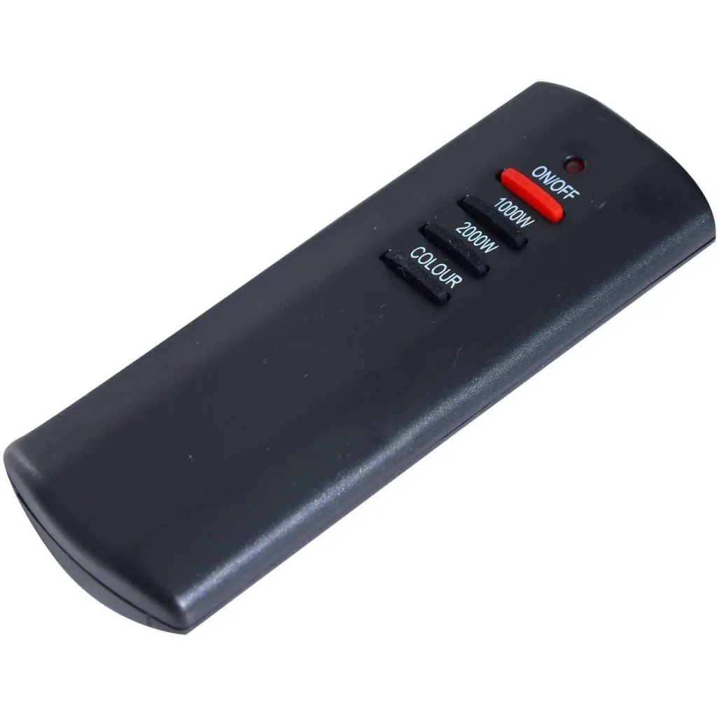 Electric fireplace wall fireplace 1800 Watt LED remote control black