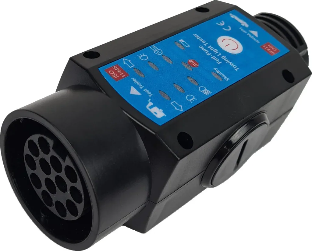 Trailer lighting tester, 13-pin with battery