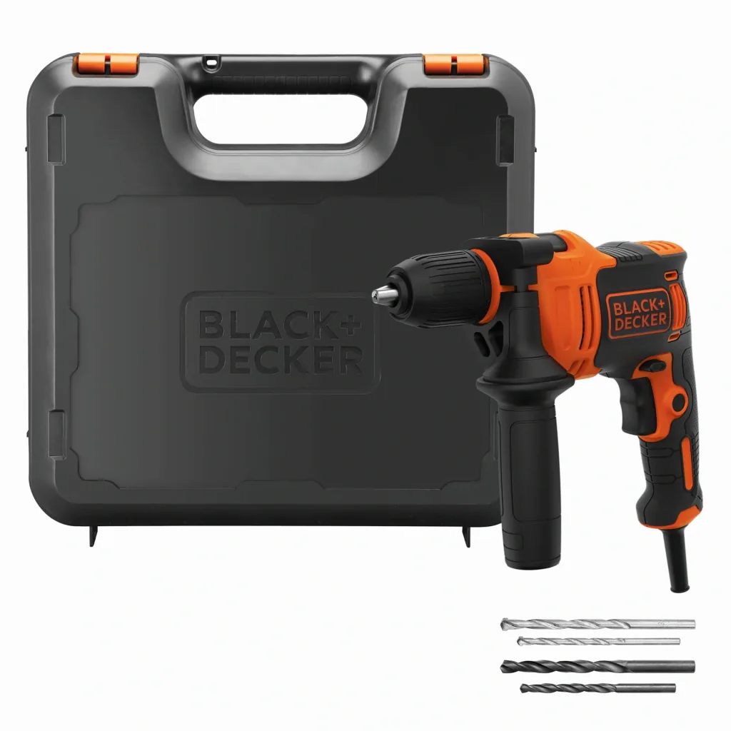 Impact drill 1-speed 710 watts BEH710K-QS