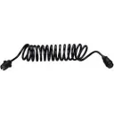 Spiral connection cable, 4.5 m with plastic plugs