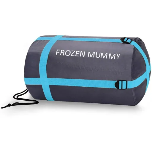 Frozen Mummy sleeping bag up to -21°C blue