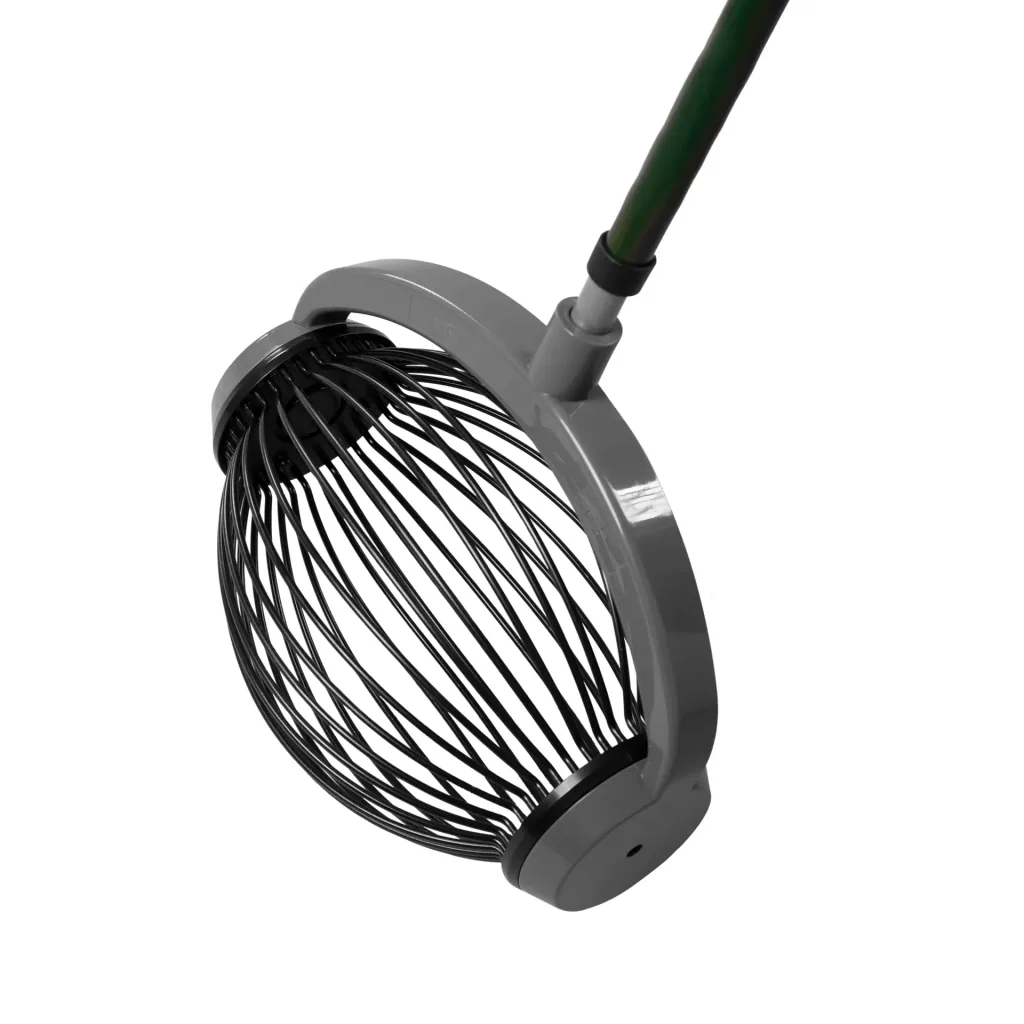 Rolling collector / fruit collector, large with aluminum telescopic handle