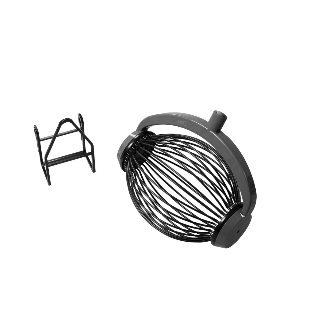 Roll collector, small with aluminum telescopic handle