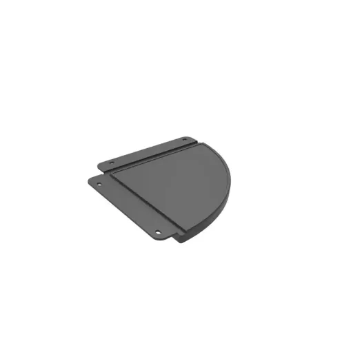 Lifetime hoekplank, straal 24 cm, 2 stuks