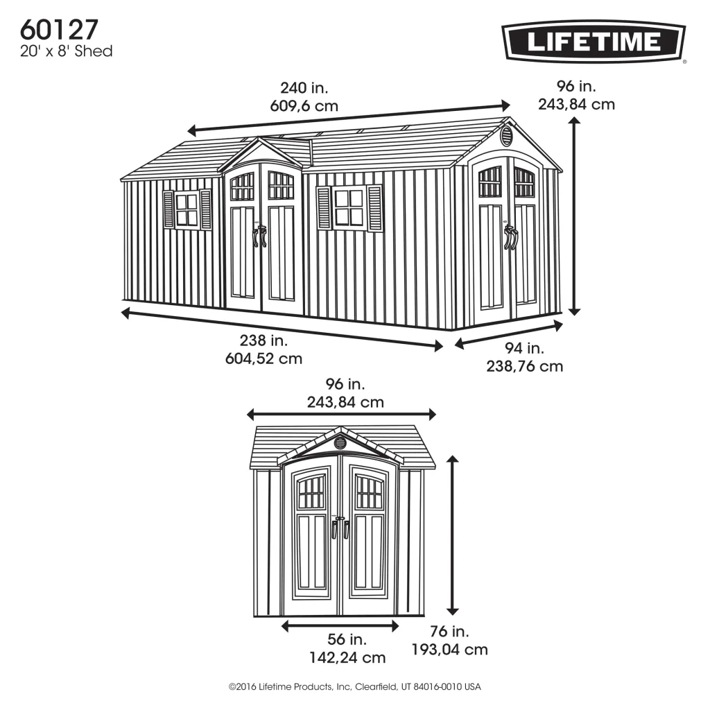 Tool shed Makro 14.86 m²