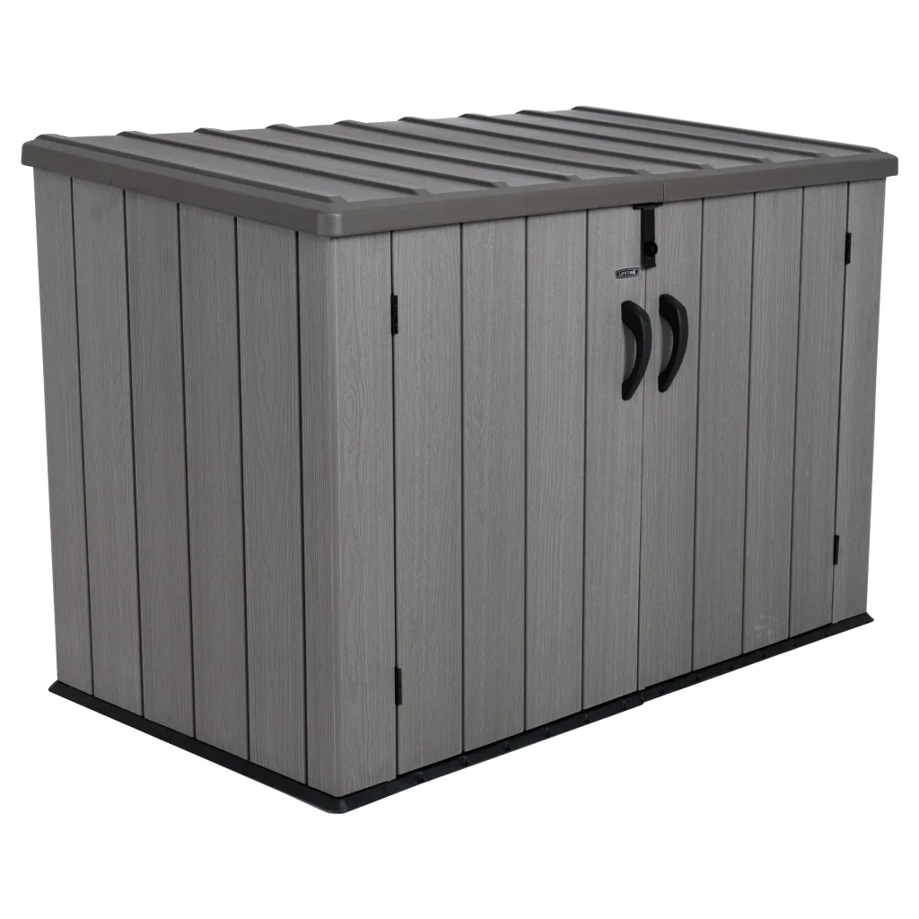 Lifetime Afvalcontainerbox grijs/bruin