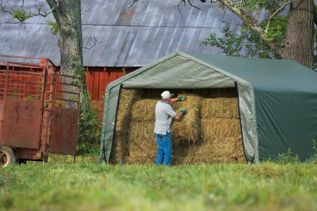 ShelterLogic Weidetent 23,18 m², groen