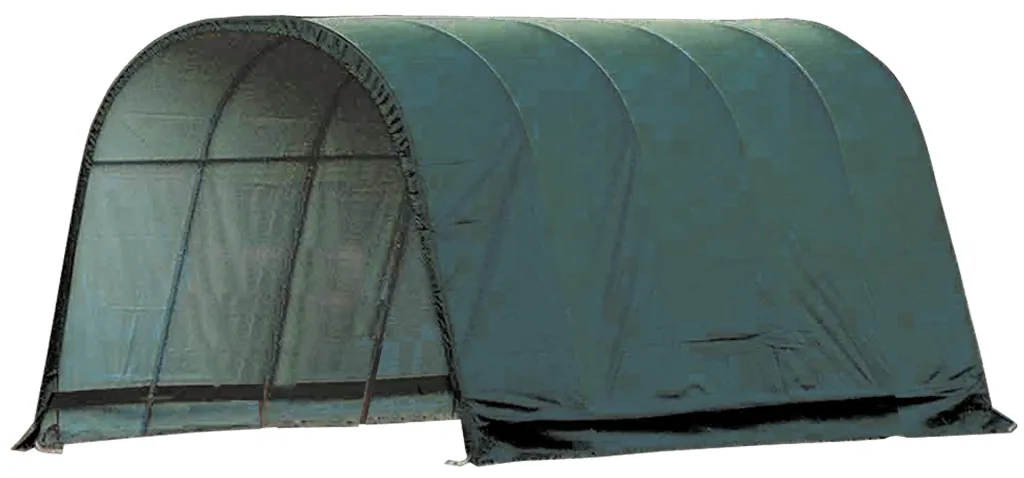 ShelterLogic weideschuilplaats Run-In-Shed 24,4 m², groen