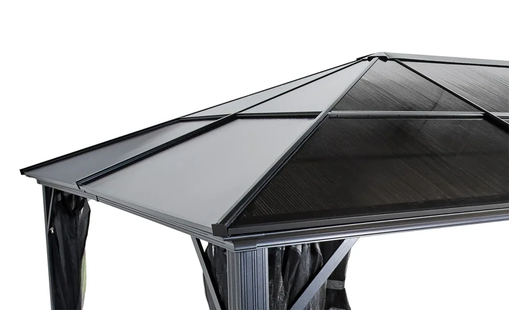 Sojag gordijnset voor tuinpaviljoen Meridien 12x16