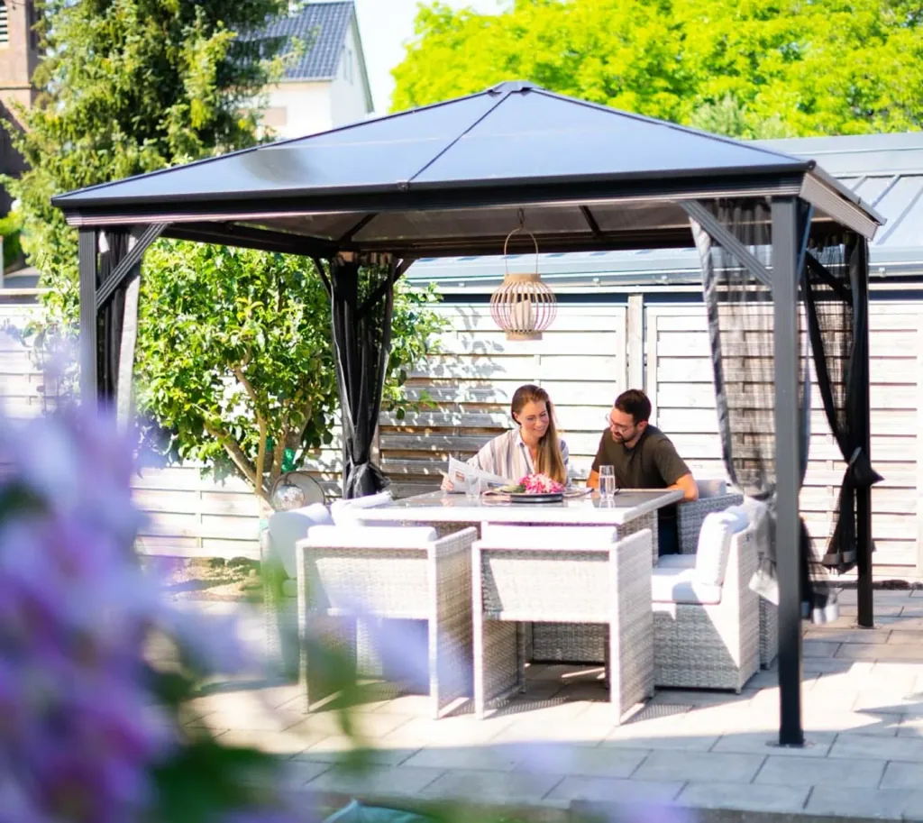 Sojag Gordijnset voor tuinpaviljoen Verona 10x10