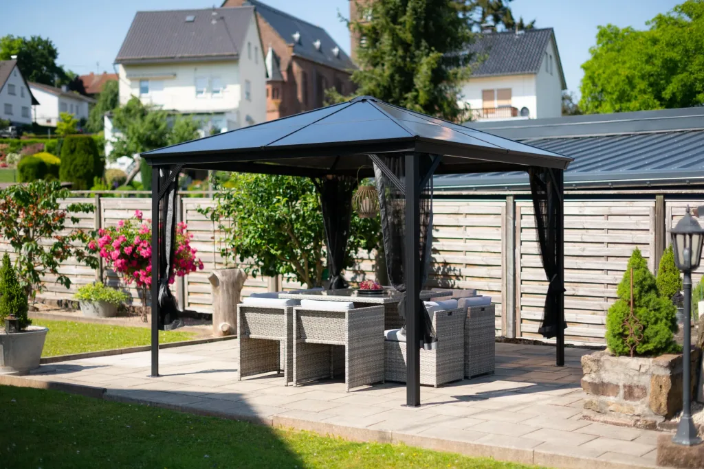 Sojag Gordijnset voor tuinpaviljoen Verona 10x10