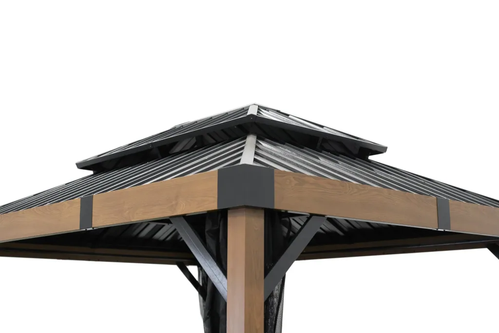 Sojag Fontana tuinpaviljoen 10x12, inclusief muskietennet