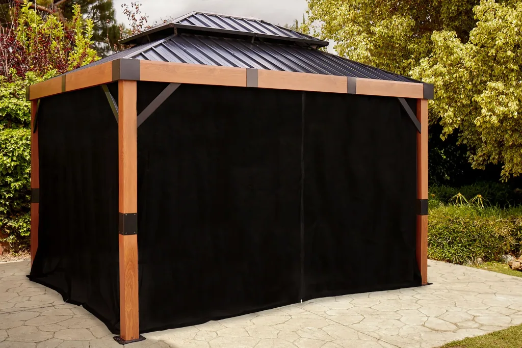 Sojag Fontana tuinpaviljoen 10x12, inclusief muskietennet