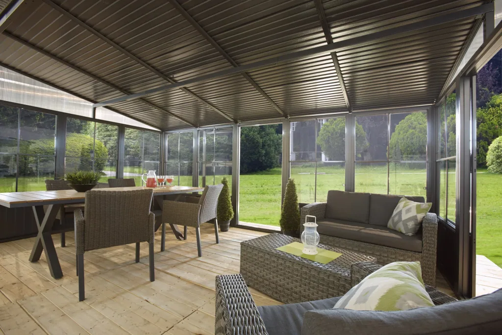 Terrace roofing conservatory mural 10x16