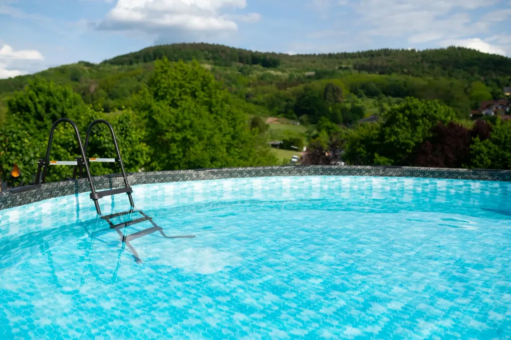 Pool Elite 488 x 122 cm, Rattan Grau
