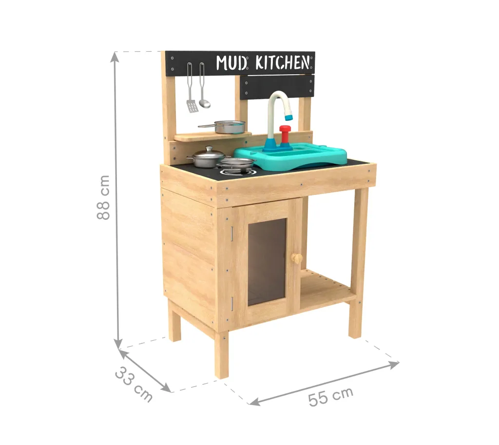 TP Toys Houten kinderspeelkeuken met wastafel