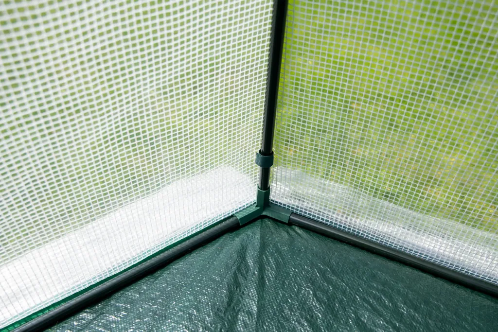 Polytunnel greenhouse winter tent avocado