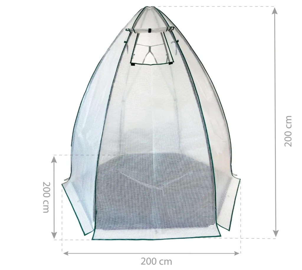 Polytunnel winter tent mint